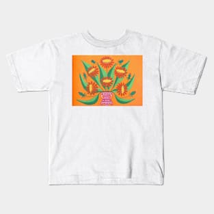 Maria Primachenko - do i love orchards do i love forests 1968 Kids T-Shirt